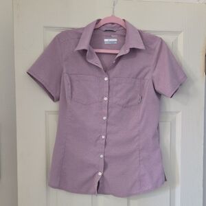 Columbia Heathered Purple Shirt